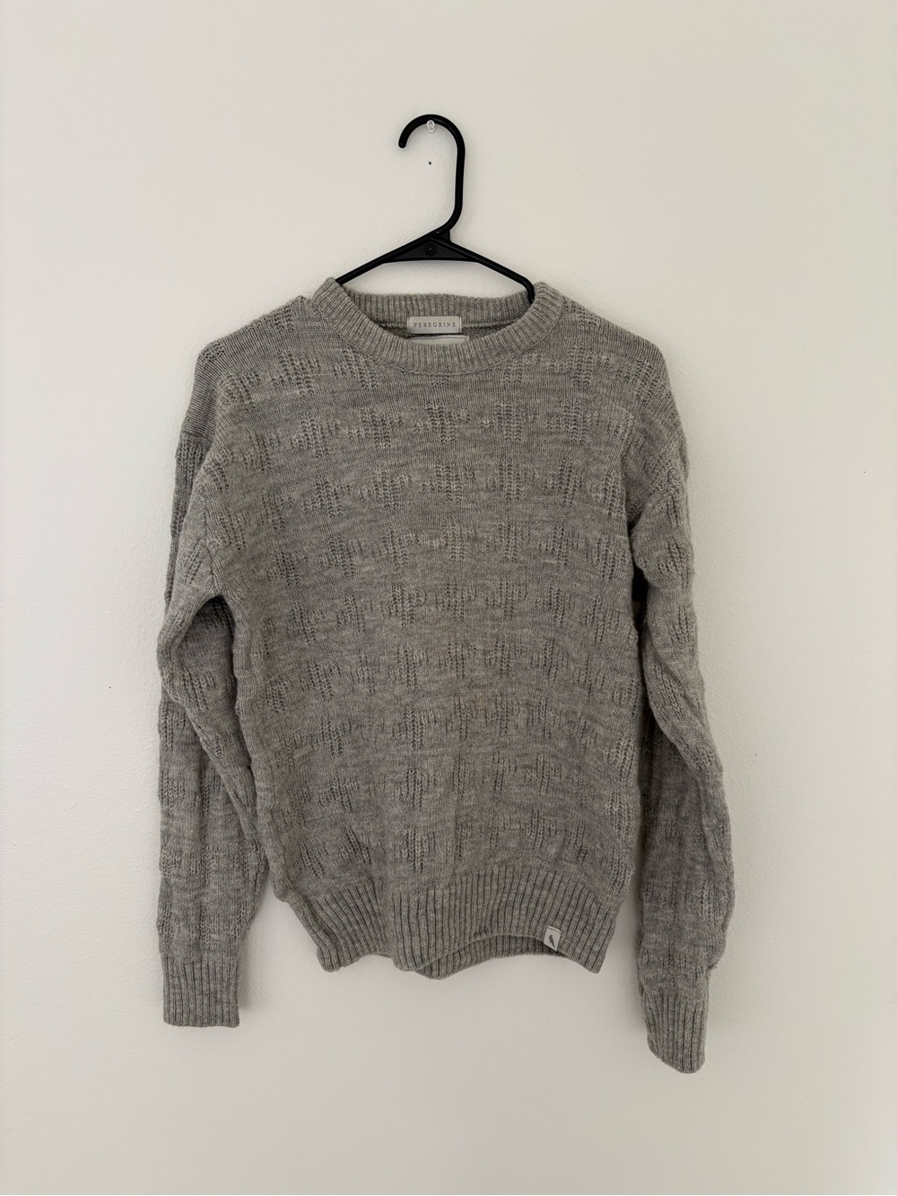 Peregrine Made in England 100% Wool Gray Pullover Sweater Men’s Small